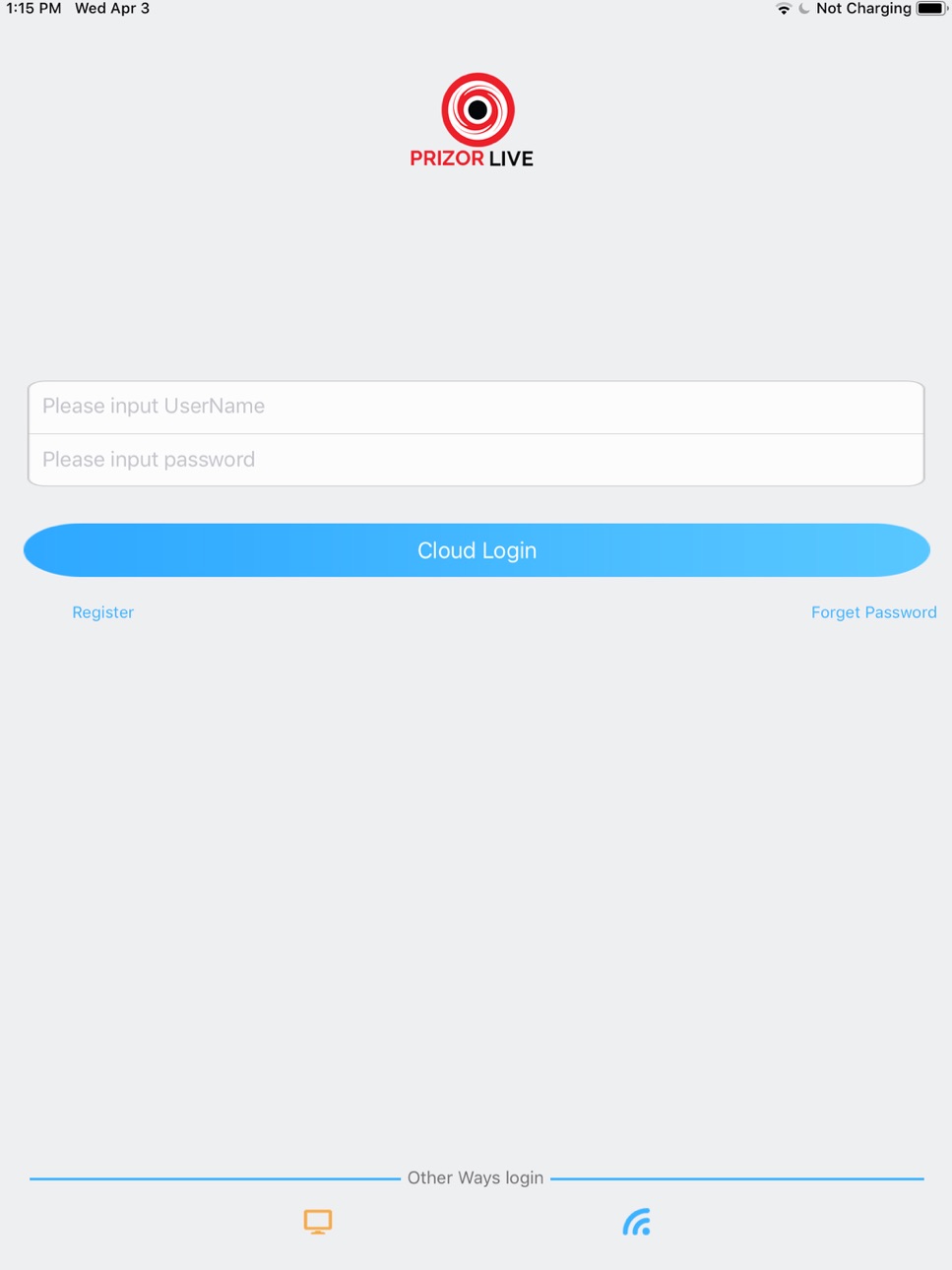 iPad screenshot