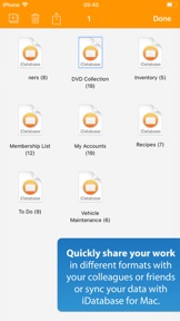 iDatabase screenshot