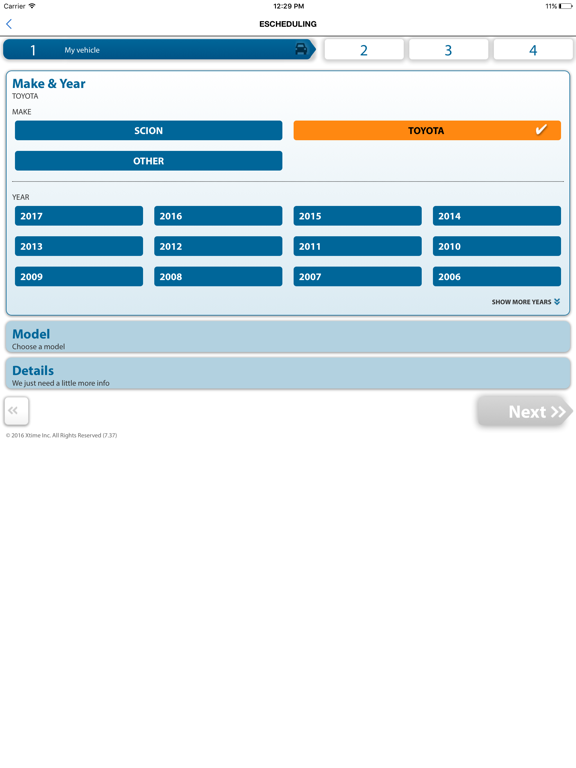 Folsom Lake Toyota iPad screenshot 5 - Shopping app