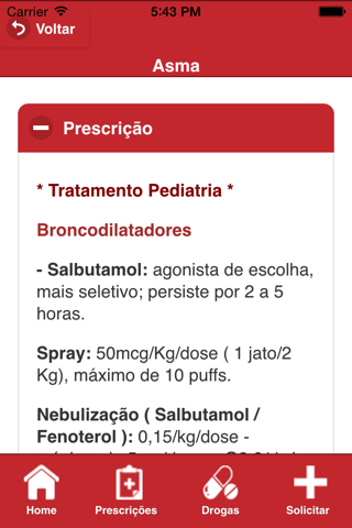 Prescrições Pneumologia screenshot 3