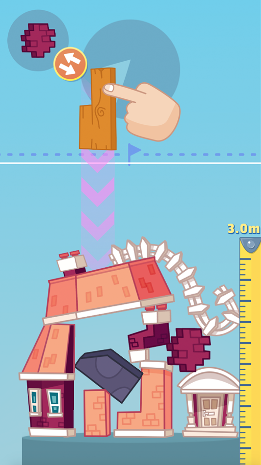 #1. House Stack (iOS) 由: Full Fat Productions Ltd