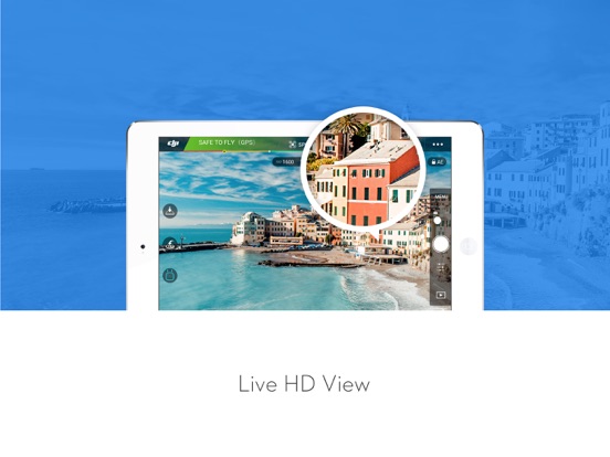 DJI GO iPad app afbeelding 1
