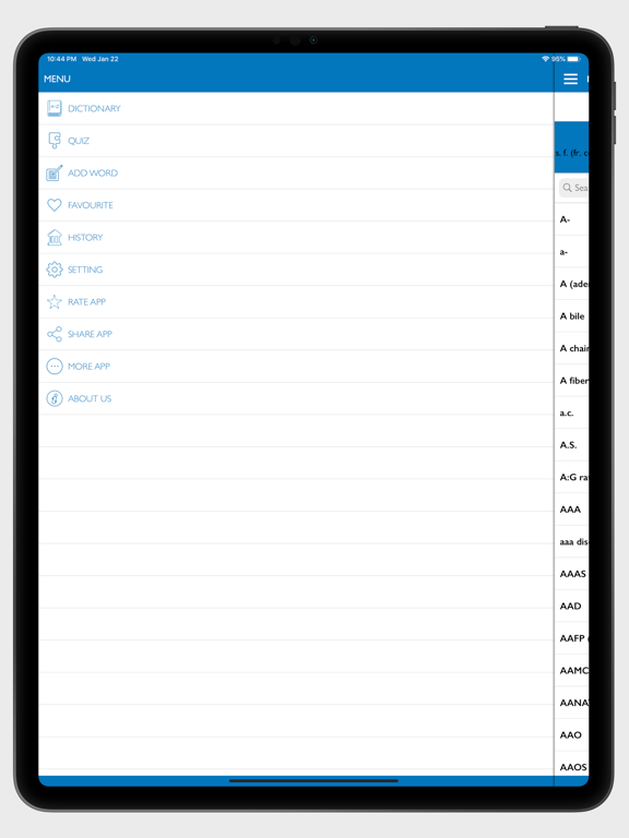 Screenshot #5 pour Offline Medical Dictionary