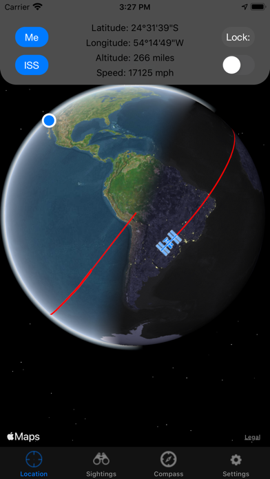 Screenshot #1 pour ISS Now