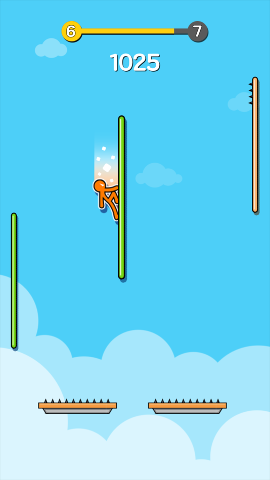#2. Stickman Jump - stickman run (iOS) 由: JY Games