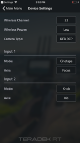 Teradek RT screenshot