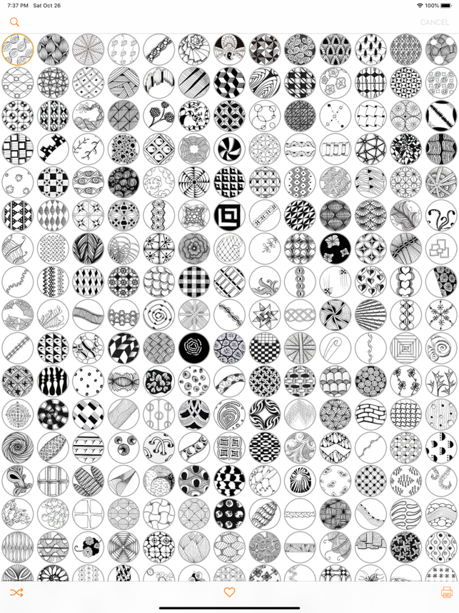 ‎Tangle Patterns Mega Pack Screenshot