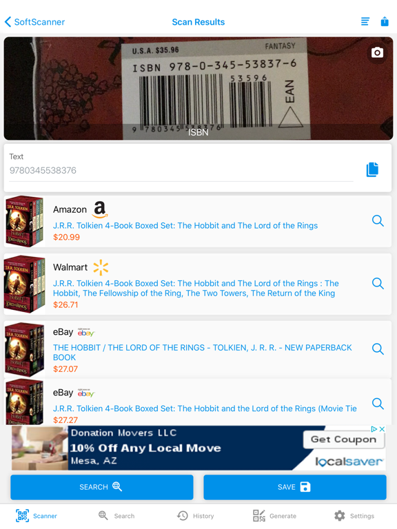 Screenshot #5 pour Soft Scan - QR/Barcode Scanner