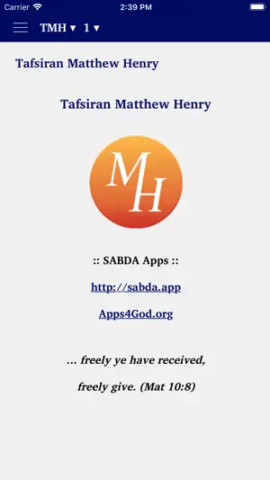 Tafsiran Matthew Henry screenshot 1