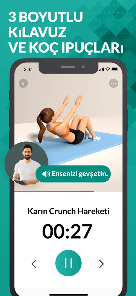 7 Dakika Egzersiz – Fitness