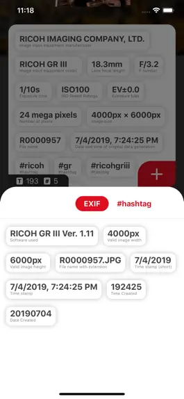 Game screenshot EXIF Share apk