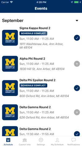 Game screenshot U-M Fraternity & Sorority Life apk