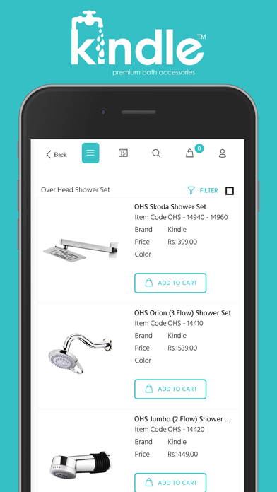 Kindle – Bath Accessories Screenshot