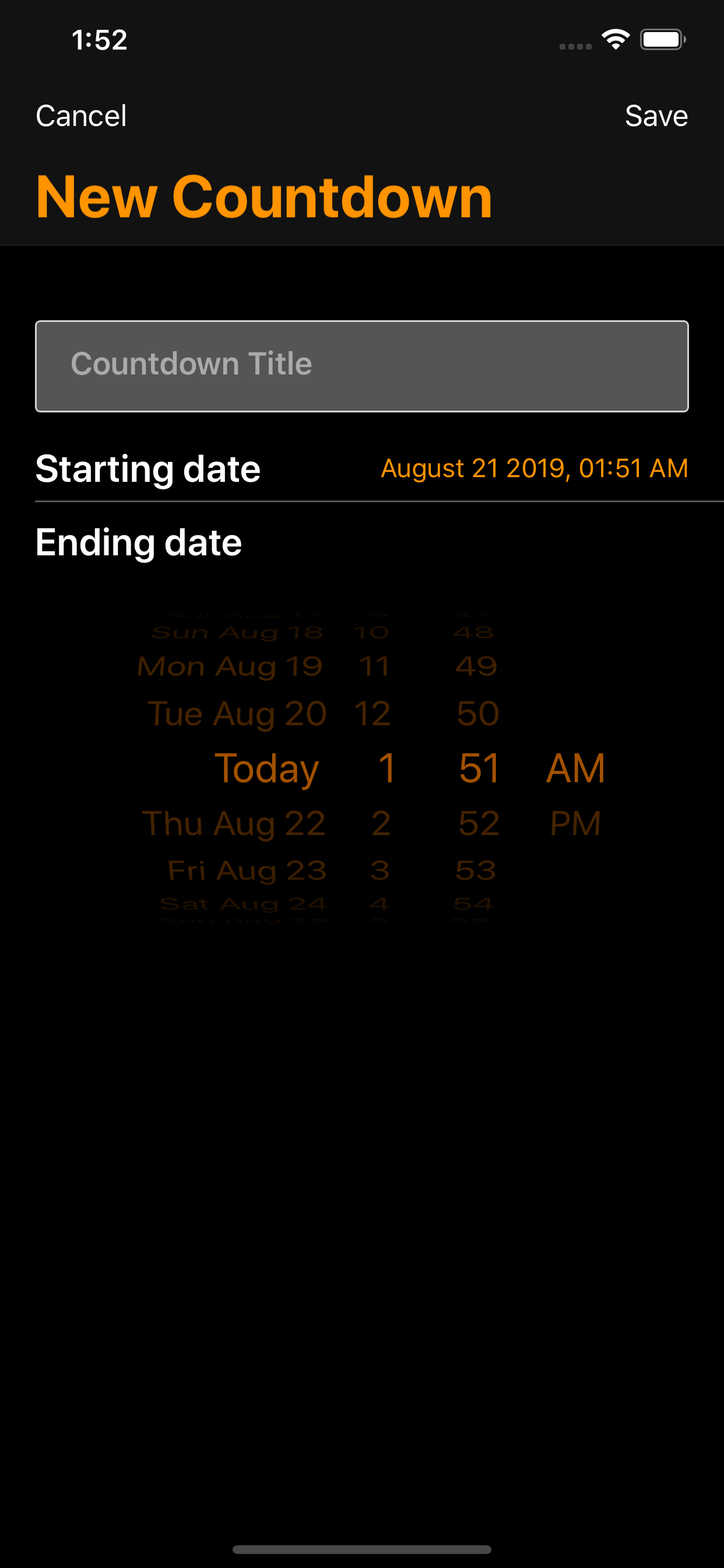 Countdown app - Simple & Easy screenshot 3