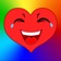 Stickers - Hearts Emotio app icon - Stickers app for iPhone