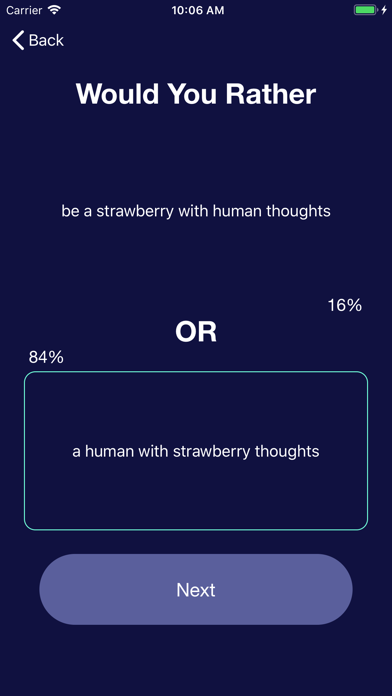 Would You Rather -OR- screenshot