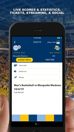 Marquette Gameday screenshot 3