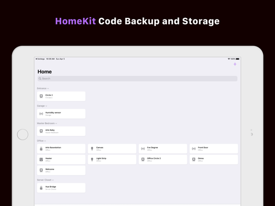 HomePass for HomeKit & Matter iPad app afbeelding 1