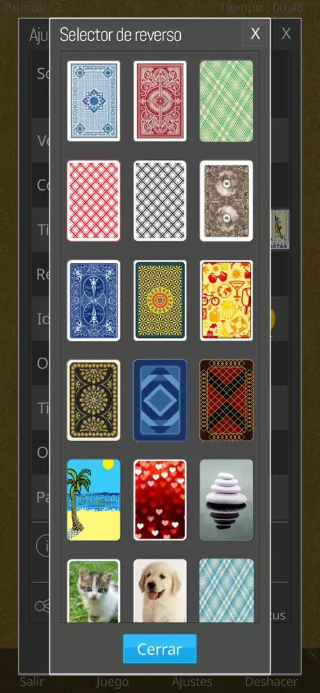 Solitarios de cartas españolas