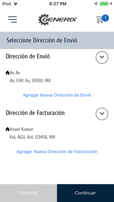 Generix - Partes y Refacciones screenshot