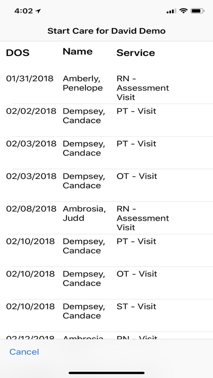 Care Visit screenshot-3