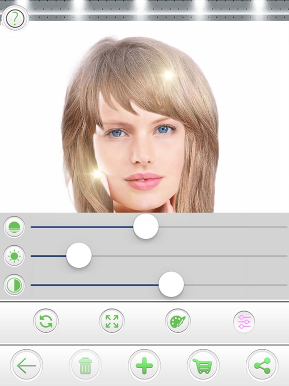 Blonde Hair iPad screenshot 7 - Lifestyle app