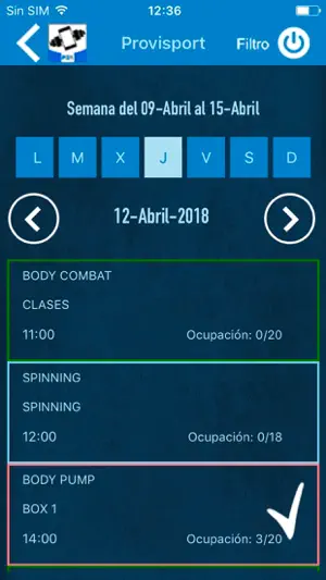 Gimnasio Virtual screenshot 4