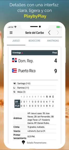 Game screenshot Puro Béisbol Caribe apk