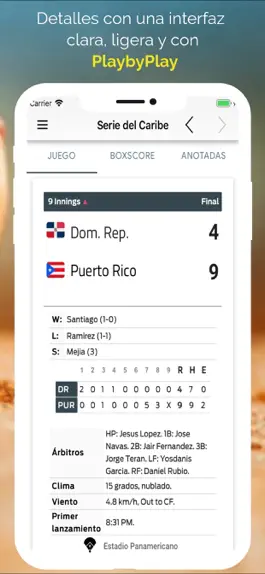 Game screenshot Puro Béisbol Caribe apk