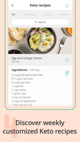 Keto Recipes & Meal Plans screenshot