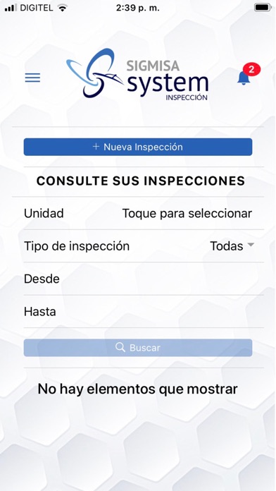 Screenshot #1 pour Sigmisa Inspecciones