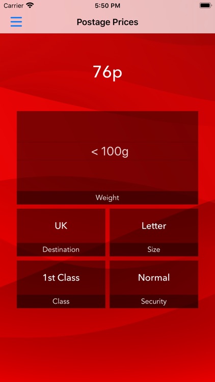 UK Postage Prices Calculator screenshot-0