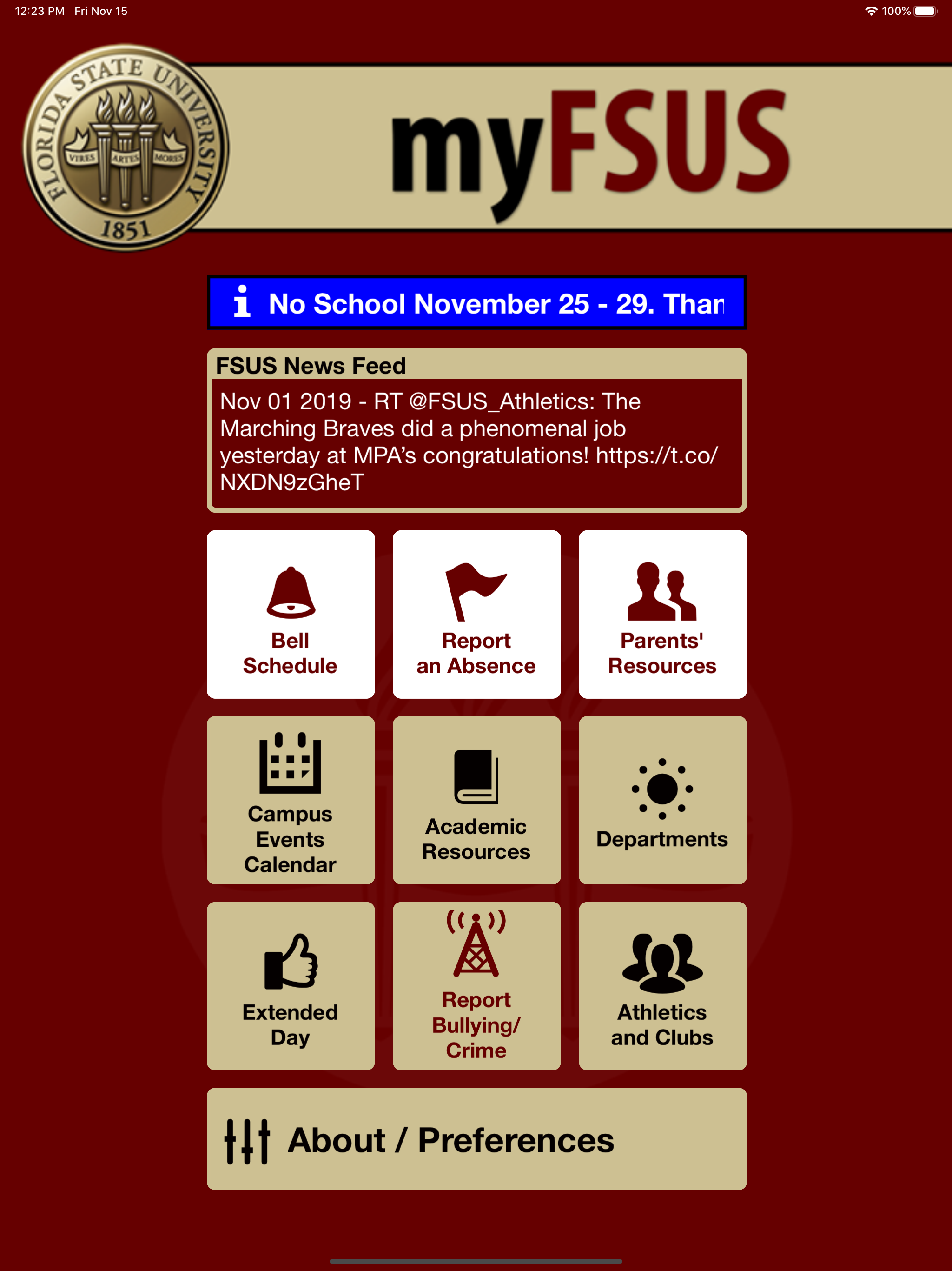 myFSUS screenshot 6