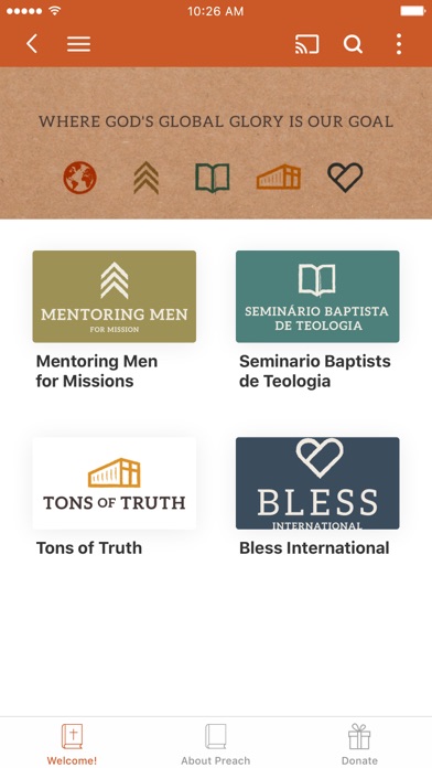 PREACH Evangelistic Ministries Screenshot
