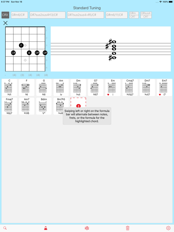 Chord Love iPad screenshot 1 - Music app