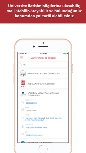YÖK Mobil iPhone Ekran Görüntüsü 5