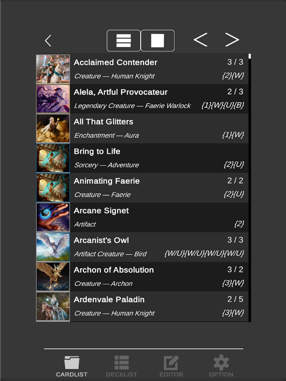 Screenshot #5 pour MTG Builder