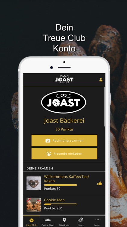 Joast - App für Geniesser