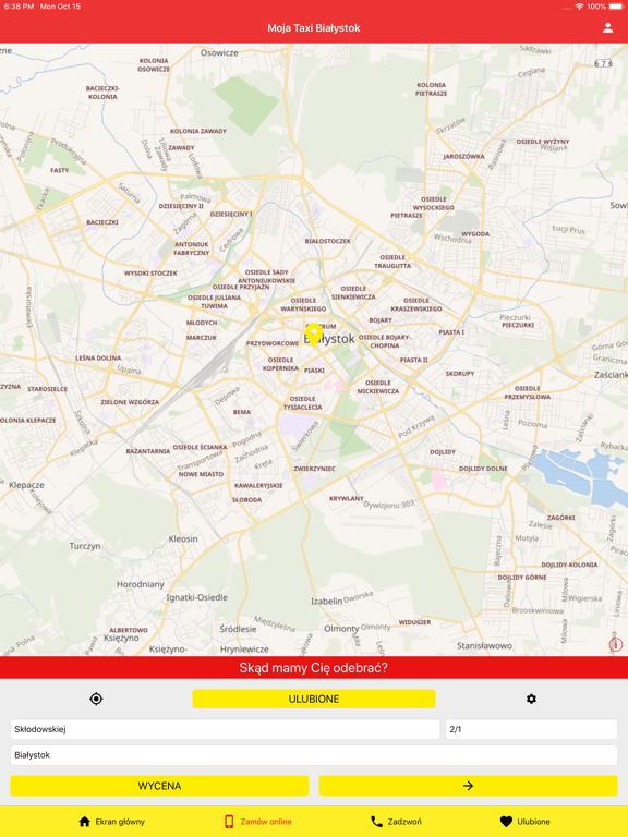 Screenshot #6 pour Moja Taxi Białystok