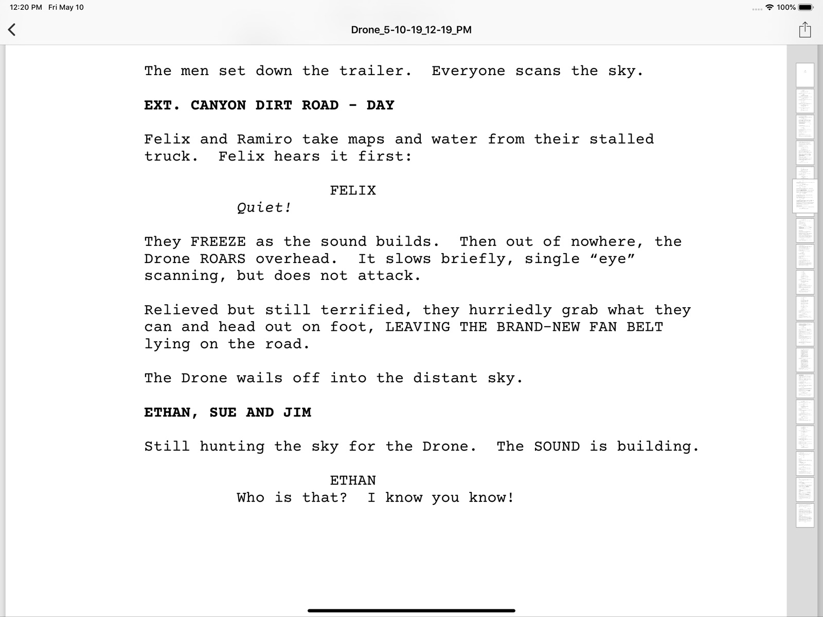 Slugline: Simply Screenwriting ipad screenshot 4