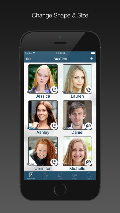 FaceDial for use with FaceTime Screenshot