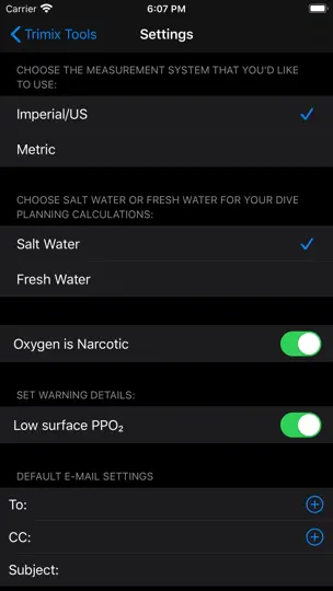 Скриншот Trimix Tools на iPhone 10