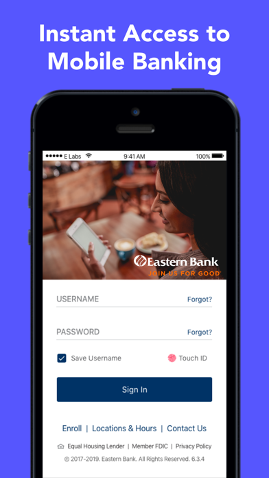 Eastern Bank - Mobile Banking Screenshot