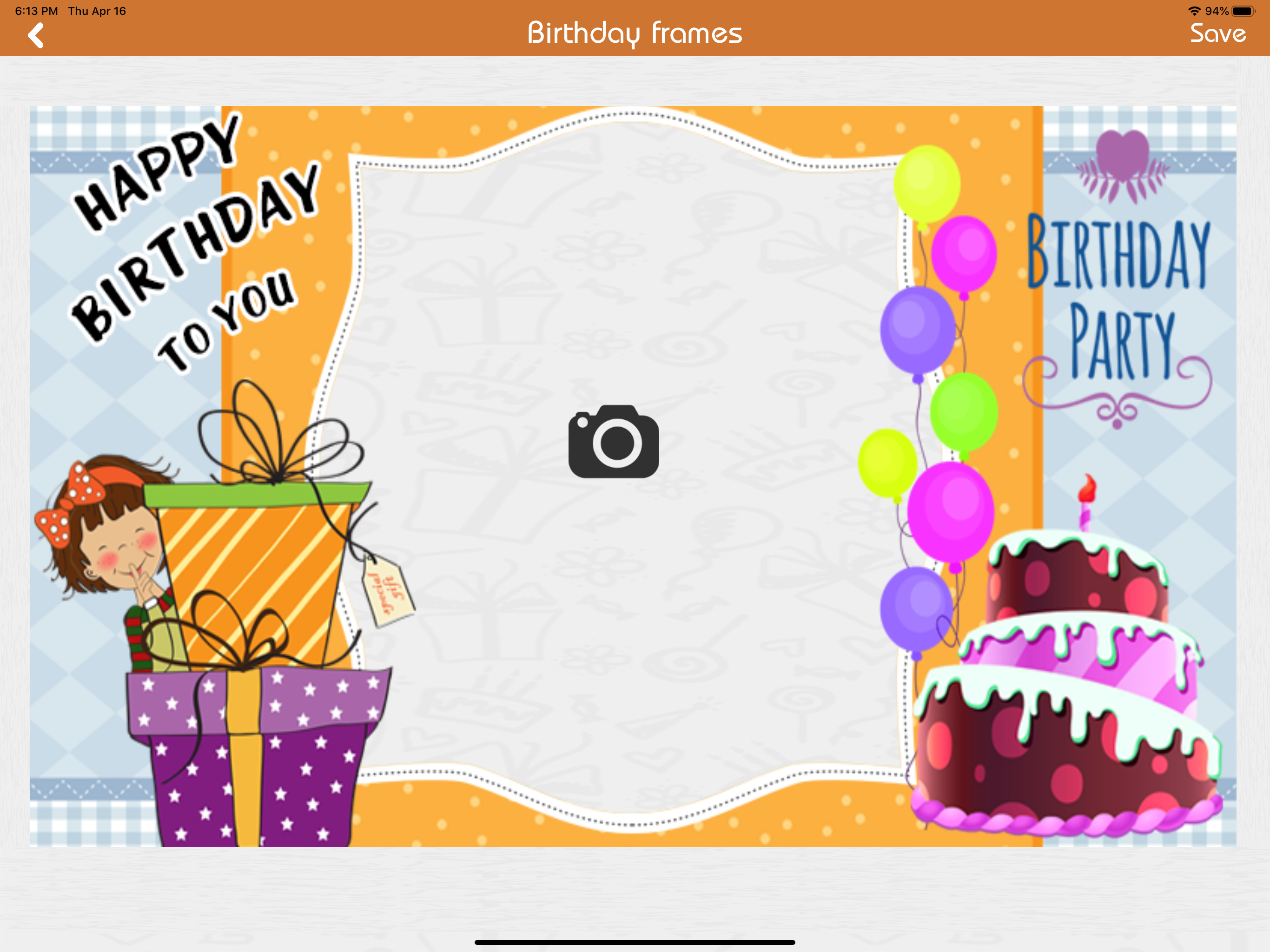Birthday Photos Frames
