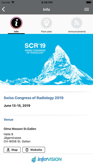 Swiss Congress of Radiology screenshot 2