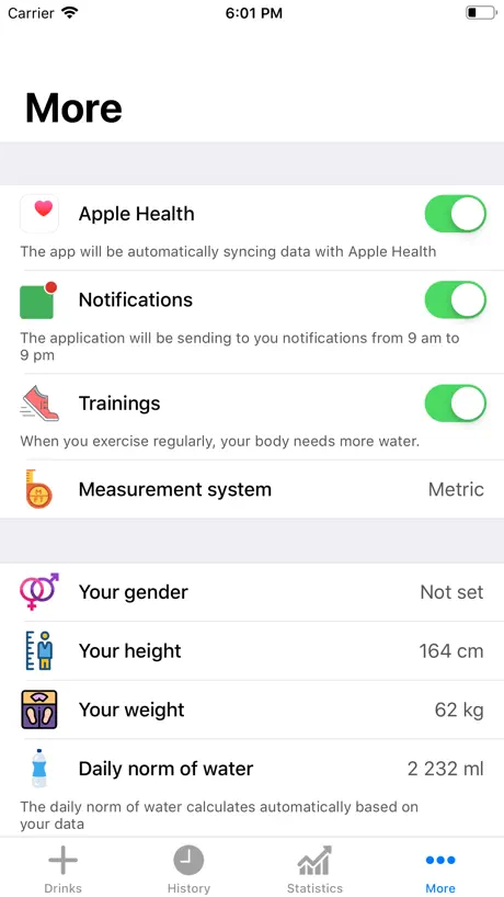 Water Balance - Water tracker