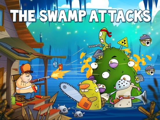 Swamp Attack iPad app afbeelding 1