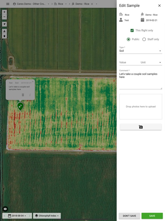 Ceres Imaging iPad screenshot 5 - Business app