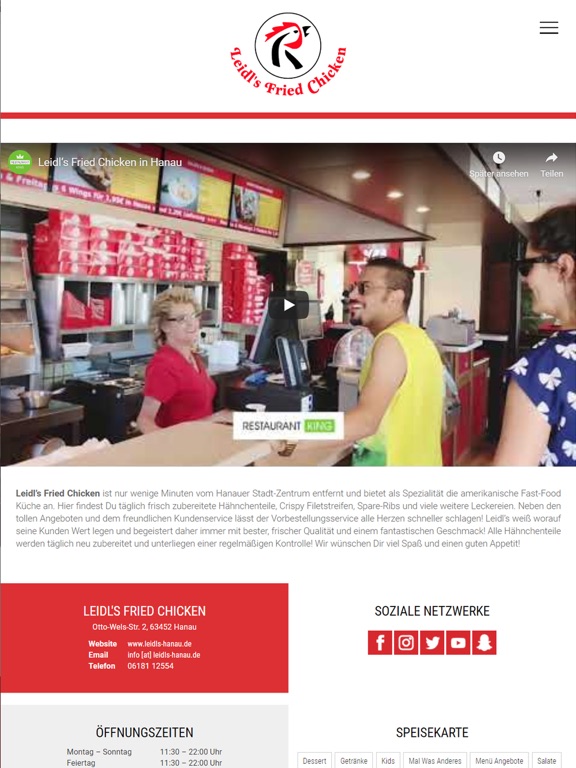 Screenshot #4 pour Leidls Fried Chicken (Hanau)