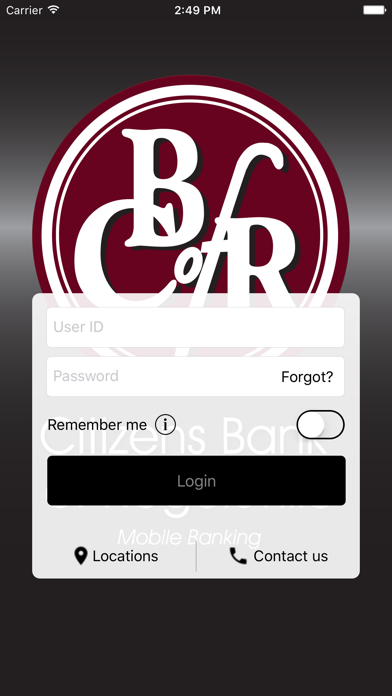 Citizens Bank of Rogersville Screenshot